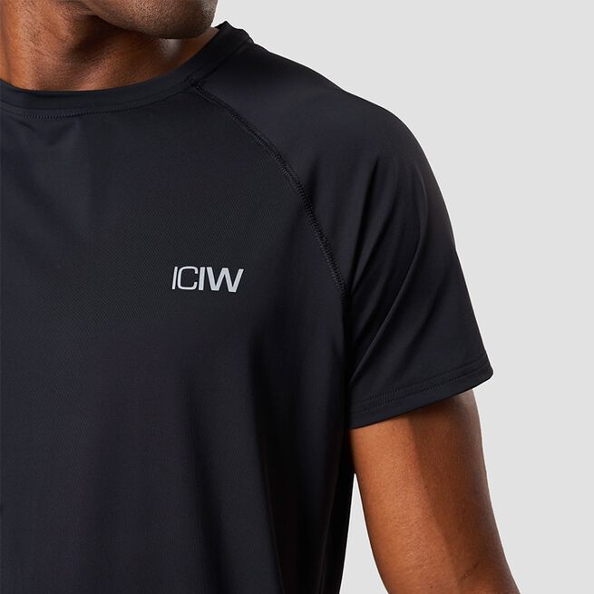ICIW Workout Melange T-shirt Black